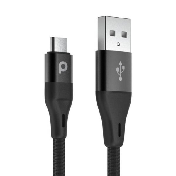 بوردو مضفر من USB-A إلى Micro (2.4 أمبير 1.2 م)