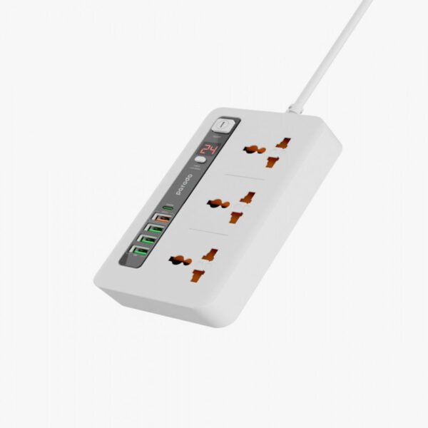 بورودو متعدد المنافذ باور هاب 4 USB-A / USB-C مجموعة أدوات المنزل والمكتب النهائية 2 متر