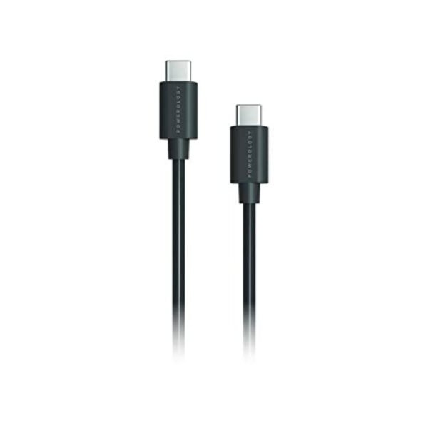 كابل بوويرولوجي PVC من Type-C إلى اType-C وكابل الشحن السريع 100 واط (2 متر / 6.6 قدم)